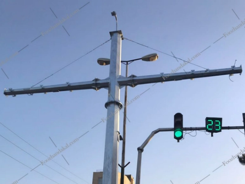 1-1 دکل دوربین نظارتی