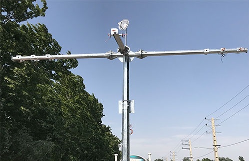 مشخصات فنی دکل دوربین نظارتی